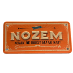 Wandbordjes Nozem Oil diverse soorten. Wandbordjes van De Zwarte Cross olie  Nozem Oil